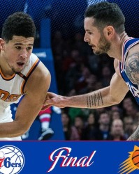  恩比德复出76人终结连败  